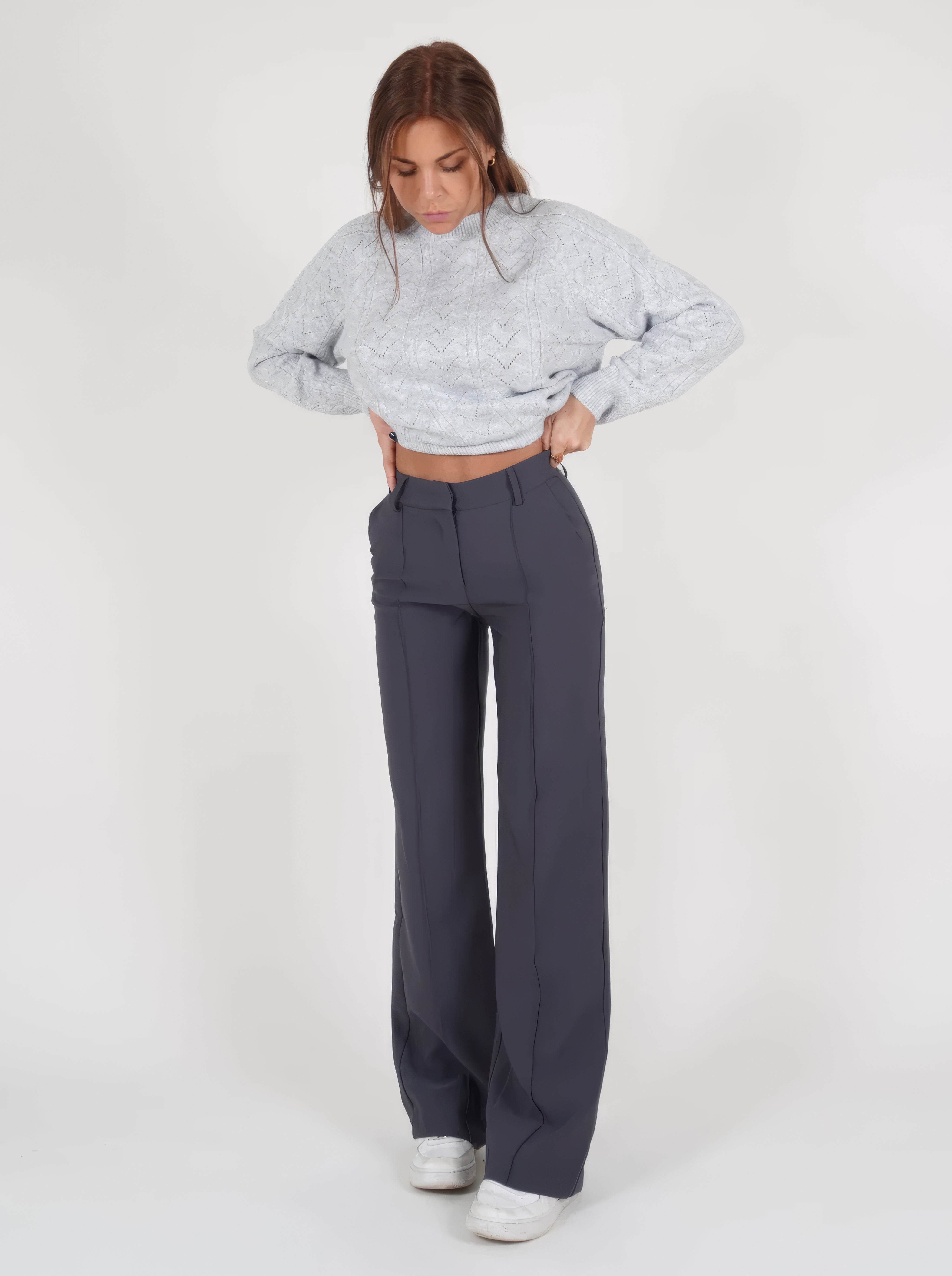 Olivia™ | High-Waist Pantalon Met Rechte Pijpen