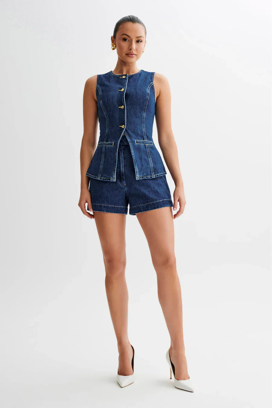 Olivia™ - Denim vest