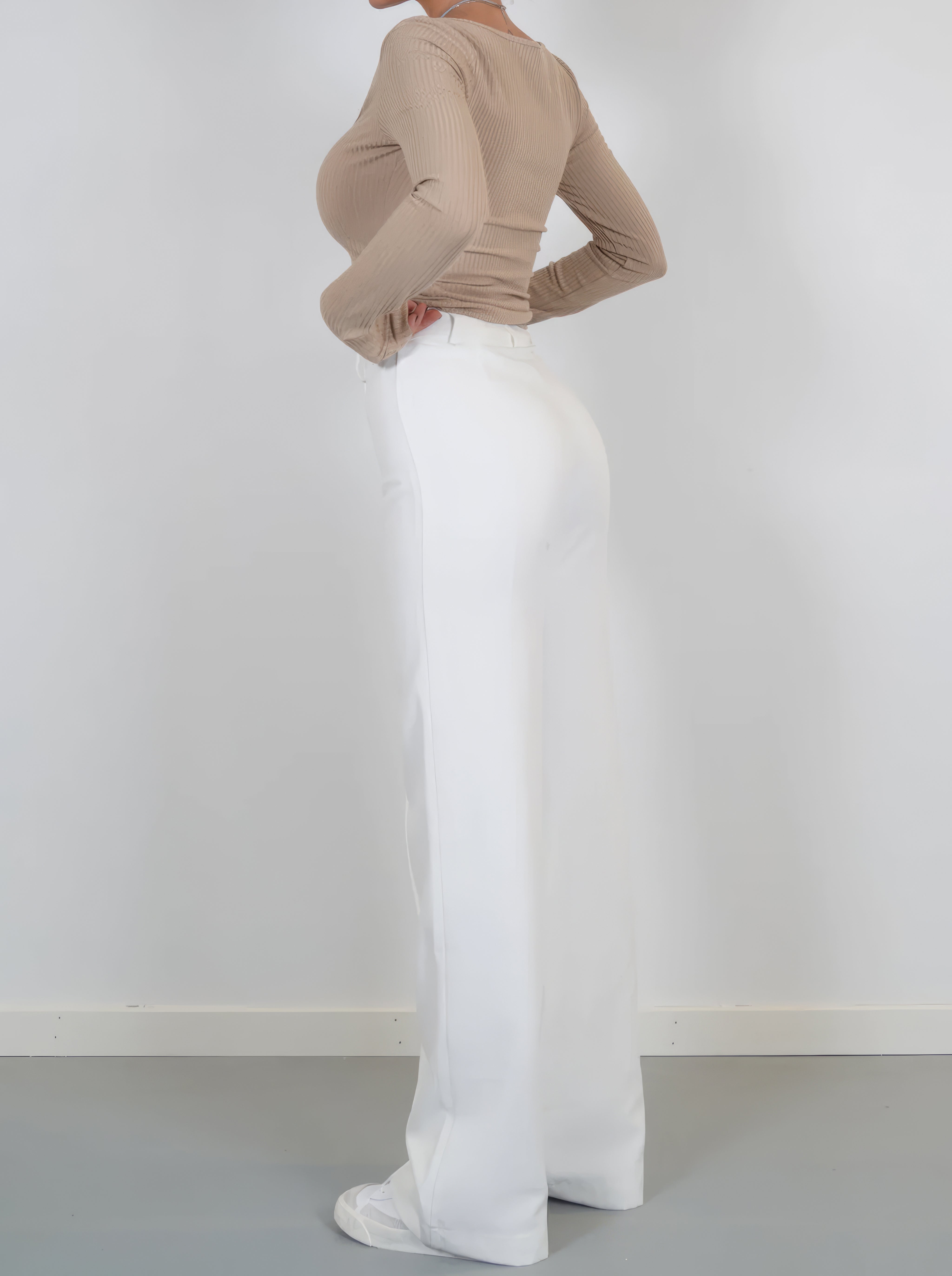 Olivia™ | High-Waist Pantalon Met Rechte Pijpen