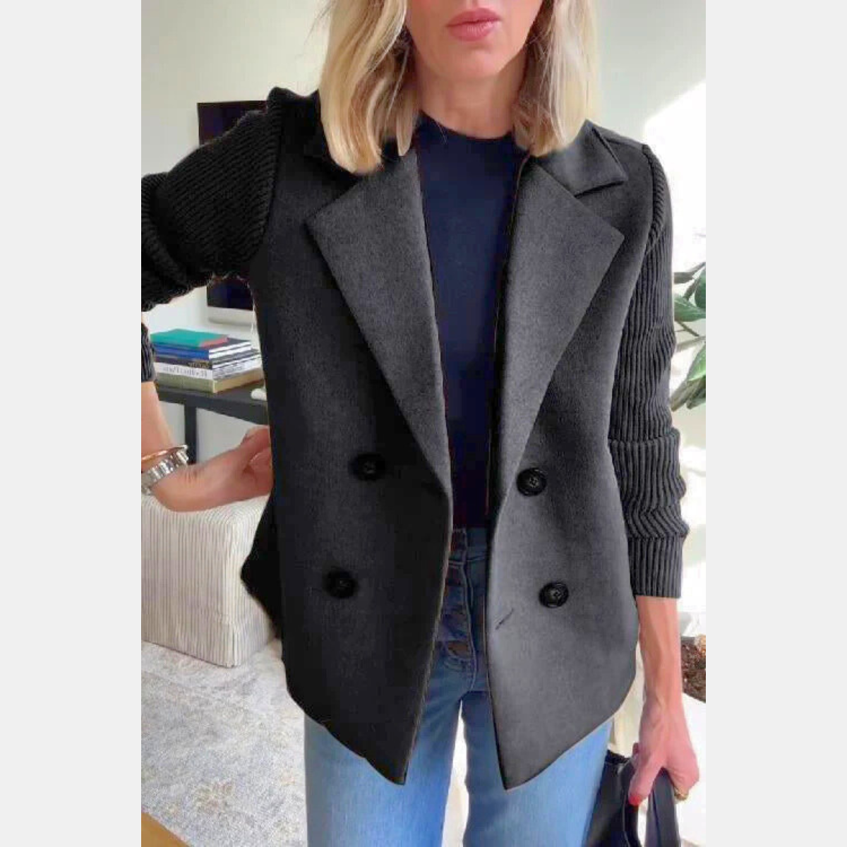 Olivia | Gebreide Dames Jas