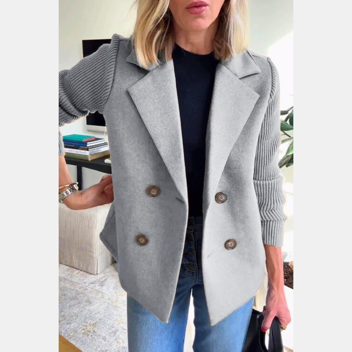 Olivia | Gebreide Dames Jas