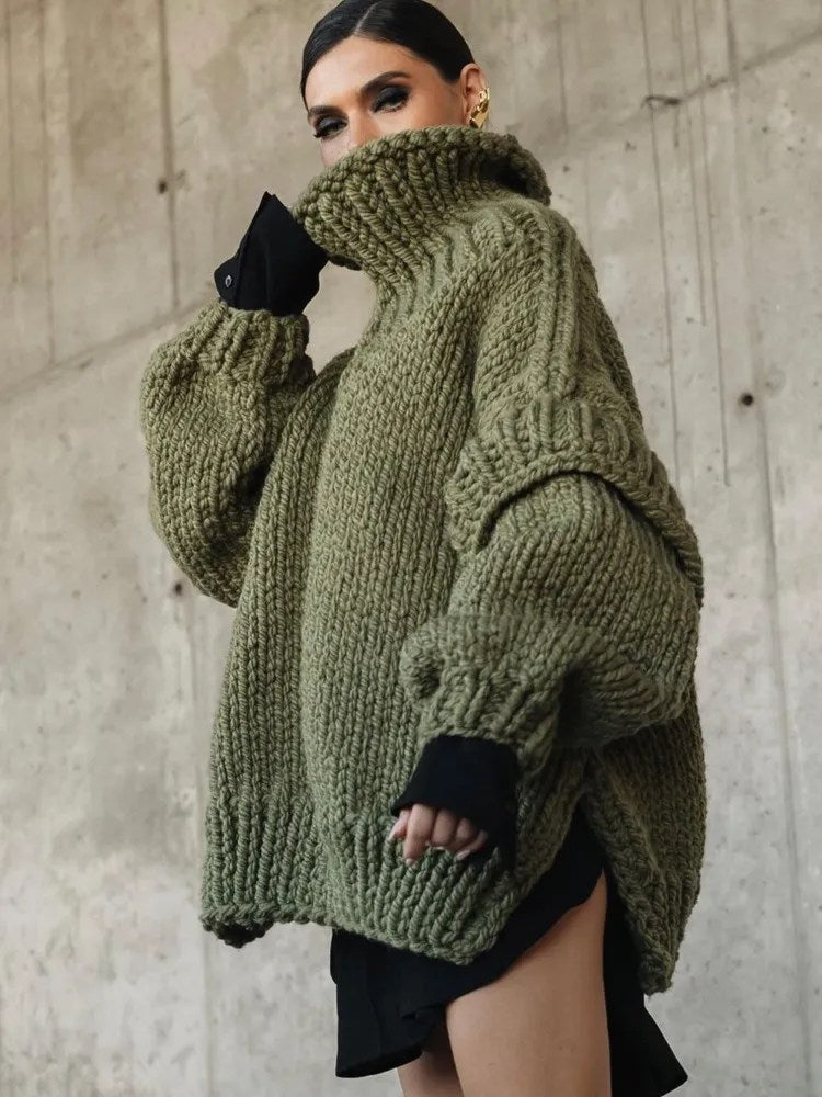 Olivia™ | Oversized Gebreide Trui