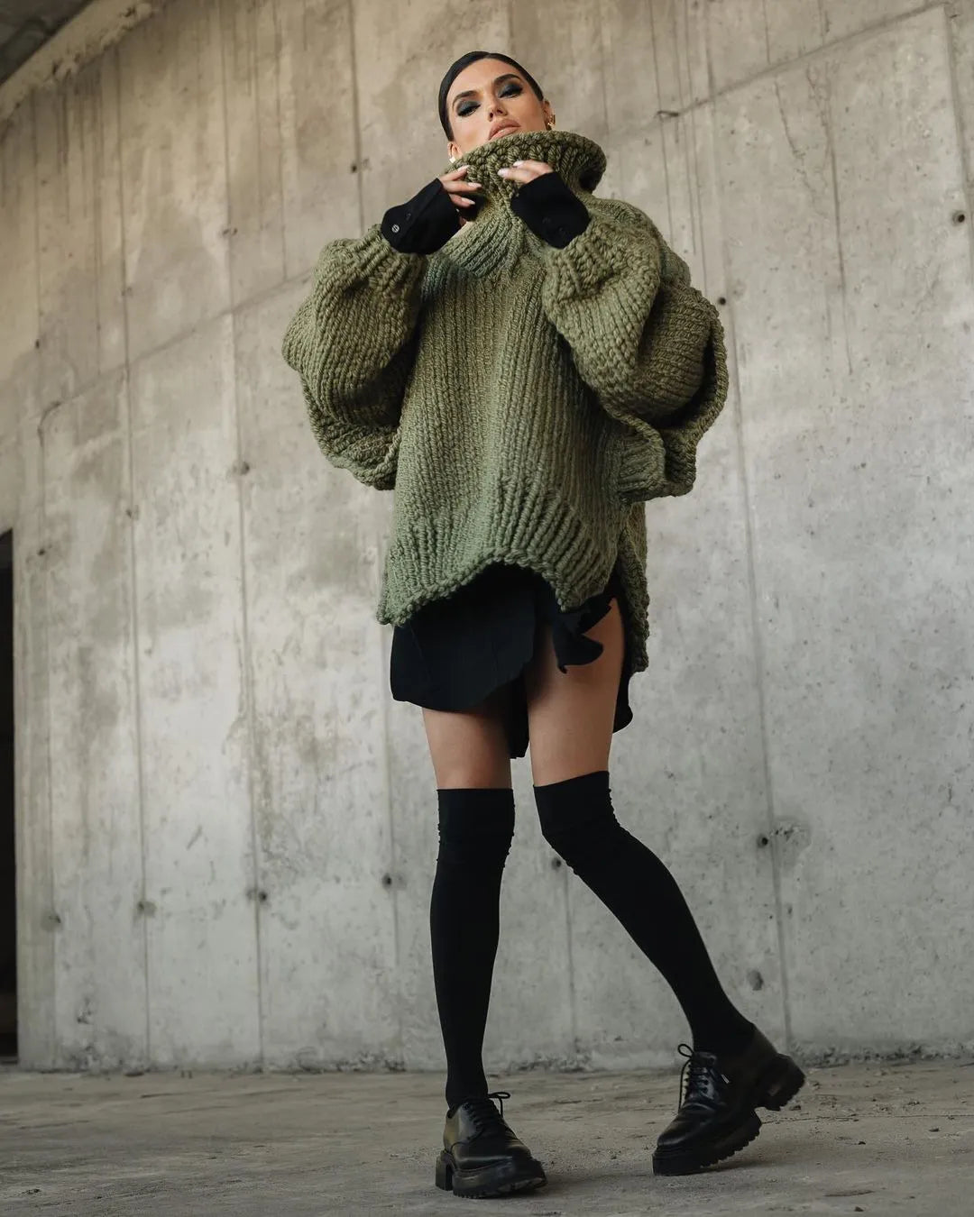 Olivia™ | Oversized Gebreide Trui