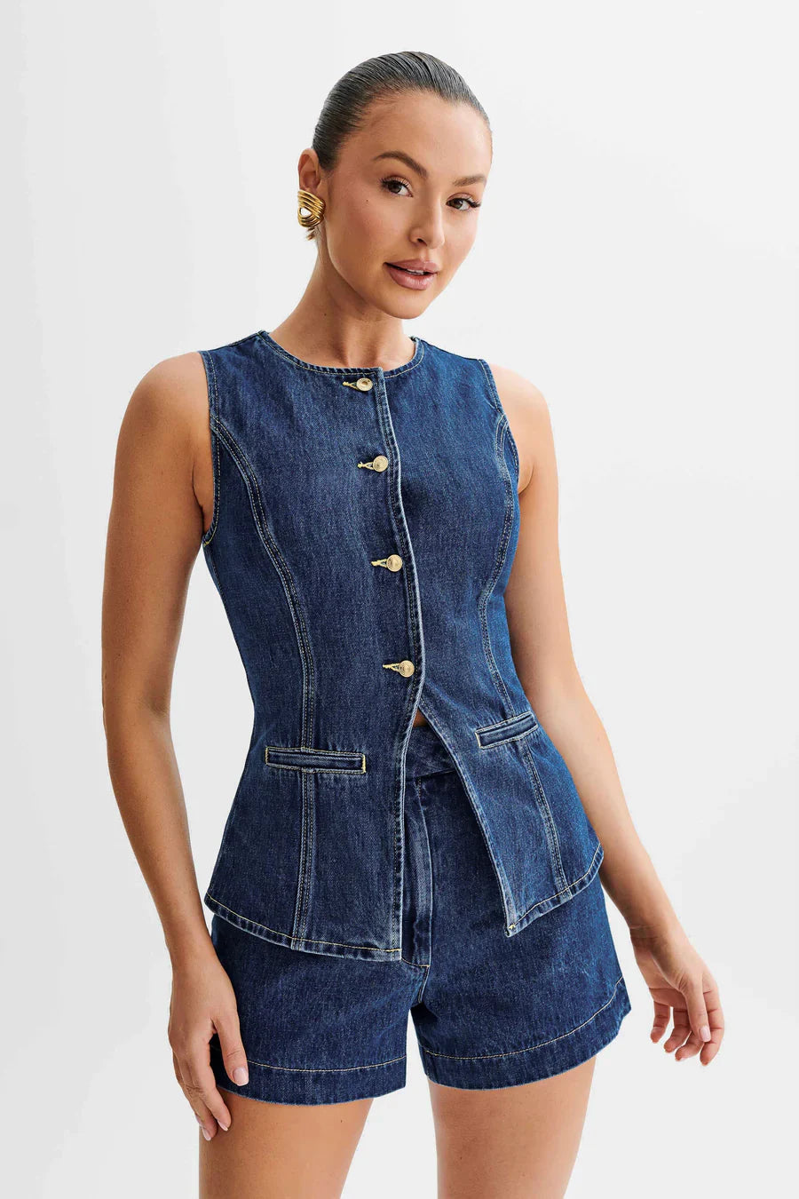 Olivia™ - Denim vest